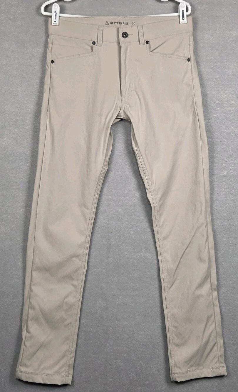 Western Rise Evolution Chino Pants Men’s 30x31 Nylon Blend Performance
